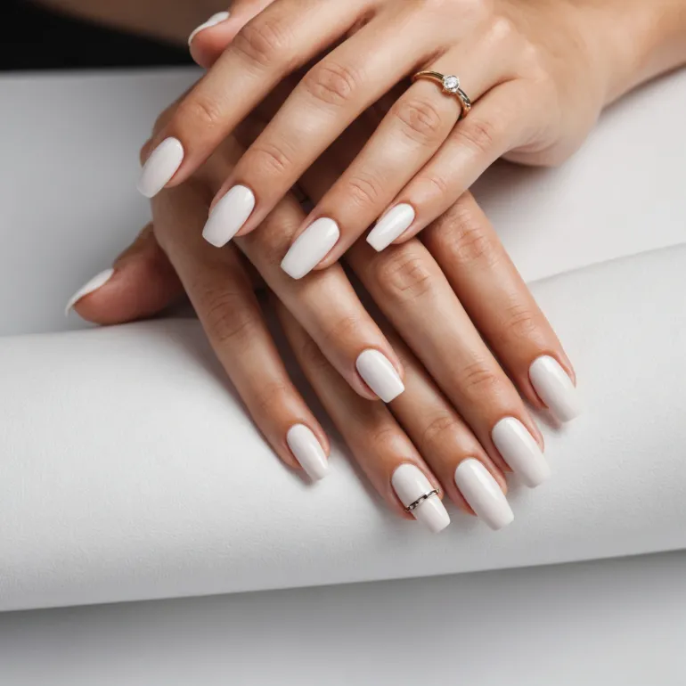 Идеальный маникюр для тех, кто ценит элегантность: молочные ногти дизайн