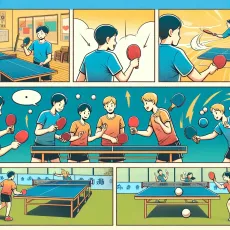 как правильно бить в настольном теннисе